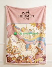 Hermes Throw Blankets